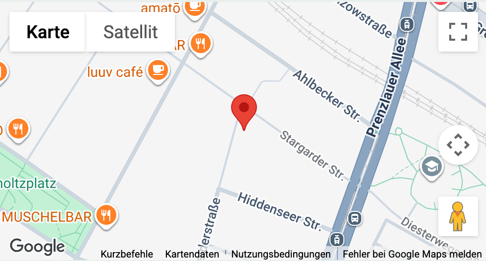 Statischer Kartenausschnitt der Praxisadresse (nicht interaktiv)